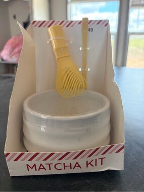 Brand new: Matcha Kit with Yellow Whisk and Spoon